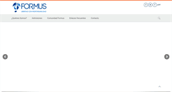Desktop Screenshot of formus.edu.mx