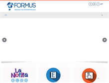 Tablet Screenshot of formus.edu.mx